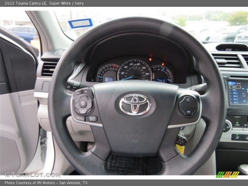 Super White / Ivory 2013 Toyota Camry LE