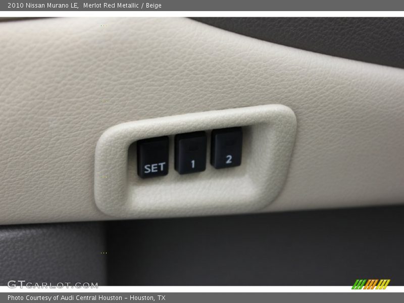 Merlot Red Metallic / Beige 2010 Nissan Murano LE