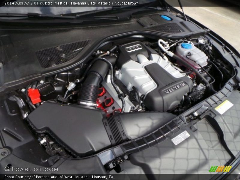 Havanna Black Metallic / Nougat Brown 2014 Audi A7 3.0T quattro Prestige