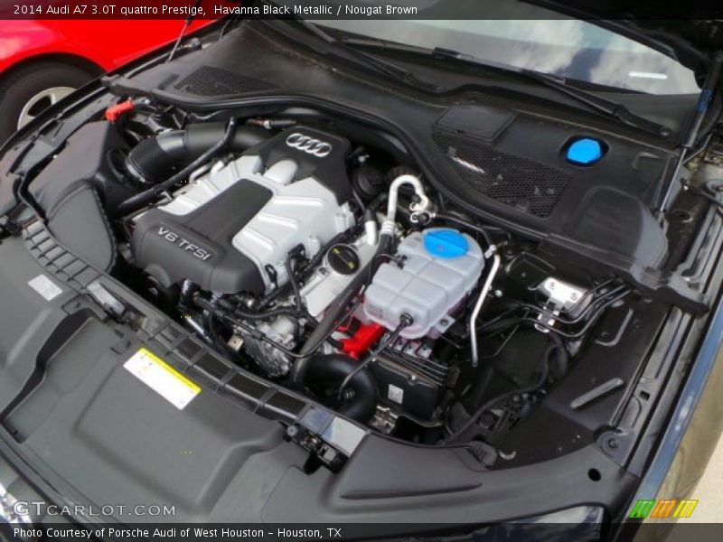 Havanna Black Metallic / Nougat Brown 2014 Audi A7 3.0T quattro Prestige