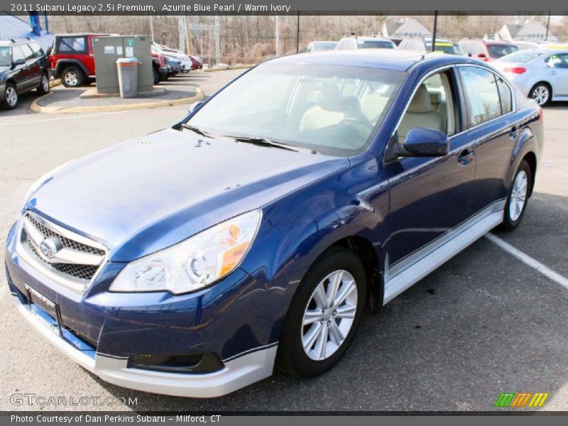 Azurite Blue Pearl / Warm Ivory 2011 Subaru Legacy 2.5i Premium