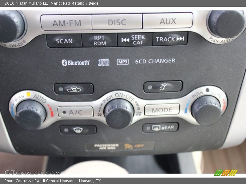 Merlot Red Metallic / Beige 2010 Nissan Murano LE