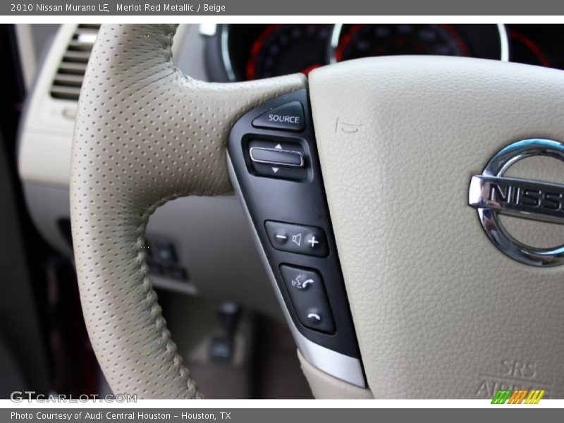 Merlot Red Metallic / Beige 2010 Nissan Murano LE