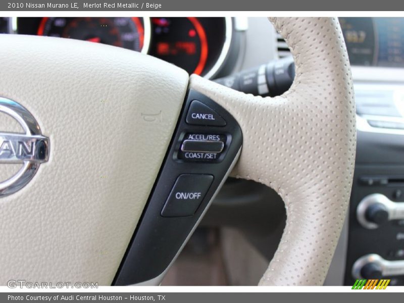 Merlot Red Metallic / Beige 2010 Nissan Murano LE