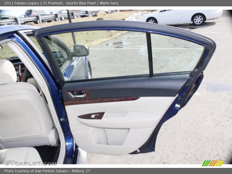 Azurite Blue Pearl / Warm Ivory 2011 Subaru Legacy 2.5i Premium