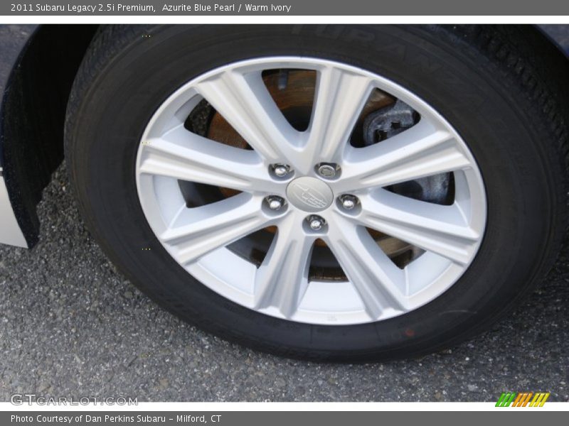 Azurite Blue Pearl / Warm Ivory 2011 Subaru Legacy 2.5i Premium