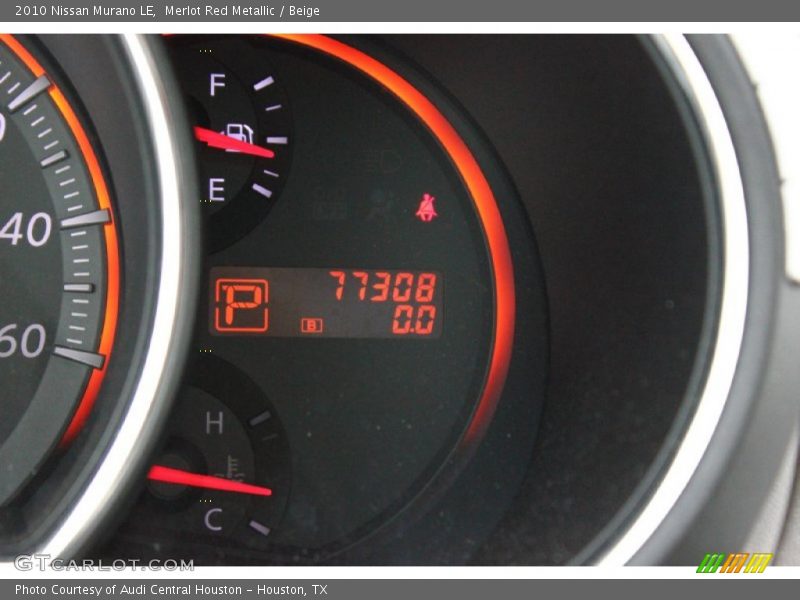 Merlot Red Metallic / Beige 2010 Nissan Murano LE