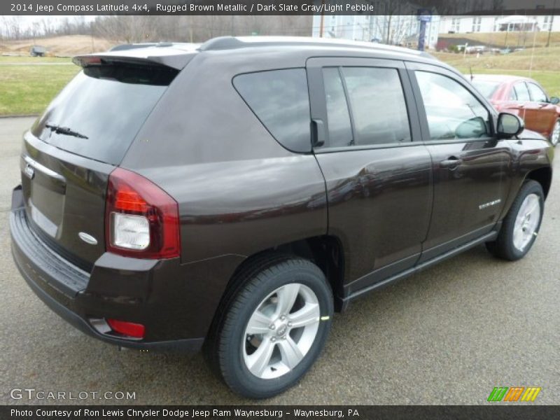 Rugged Brown Metallic / Dark Slate Gray/Light Pebble 2014 Jeep Compass Latitude 4x4