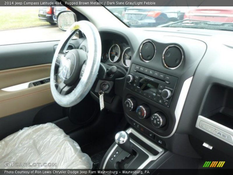 Rugged Brown Metallic / Dark Slate Gray/Light Pebble 2014 Jeep Compass Latitude 4x4