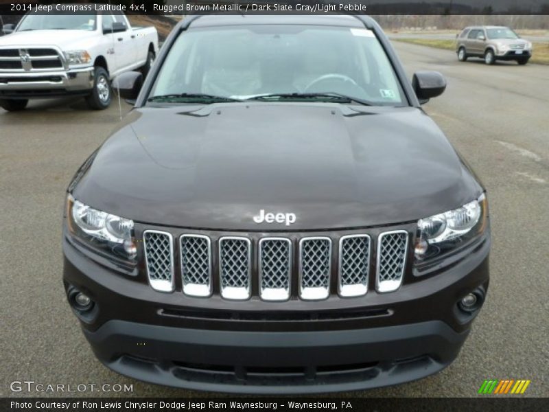 Rugged Brown Metallic / Dark Slate Gray/Light Pebble 2014 Jeep Compass Latitude 4x4