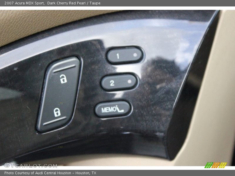 Dark Cherry Red Pearl / Taupe 2007 Acura MDX Sport