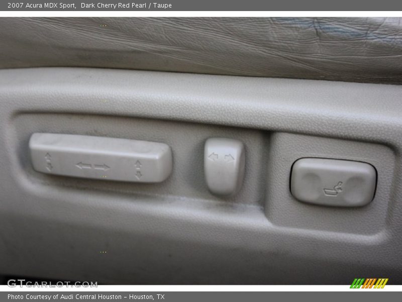 Dark Cherry Red Pearl / Taupe 2007 Acura MDX Sport