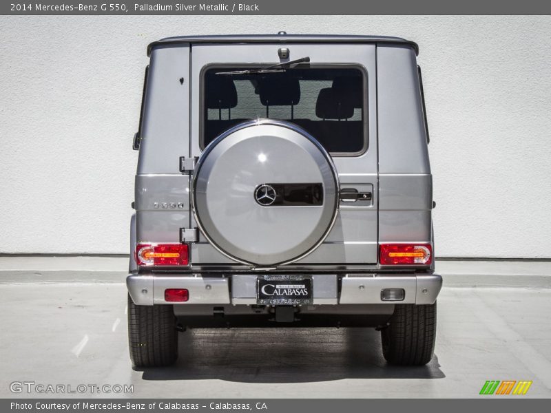 Palladium Silver Metallic / Black 2014 Mercedes-Benz G 550