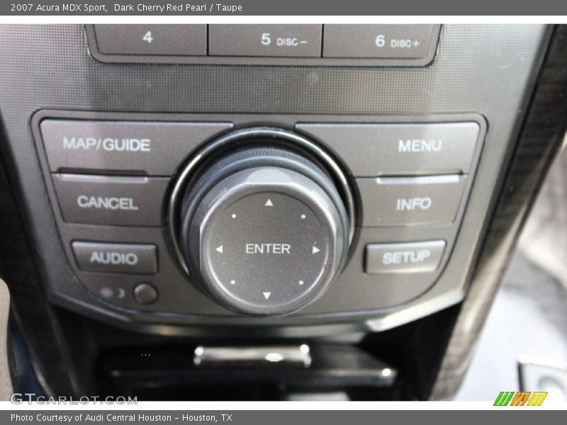 Controls of 2007 MDX Sport