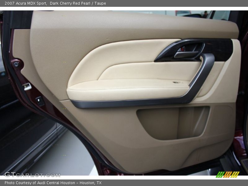 Dark Cherry Red Pearl / Taupe 2007 Acura MDX Sport