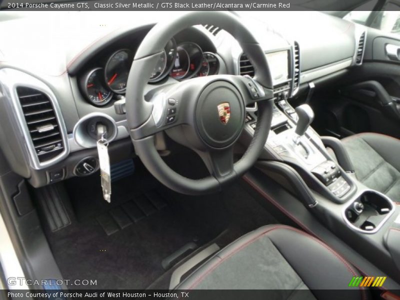  2014 Cayenne GTS GTS Black Leather/Alcantara w/Carmine Red Interior
