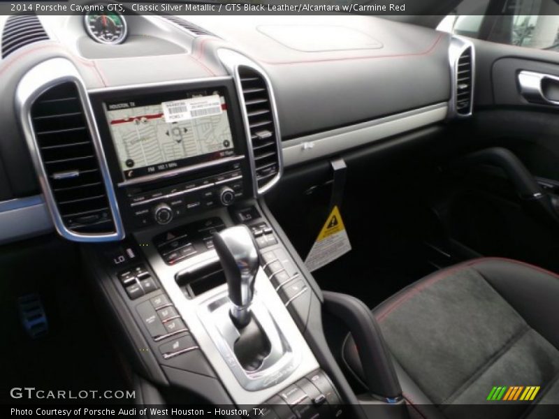 Classic Silver Metallic / GTS Black Leather/Alcantara w/Carmine Red 2014 Porsche Cayenne GTS