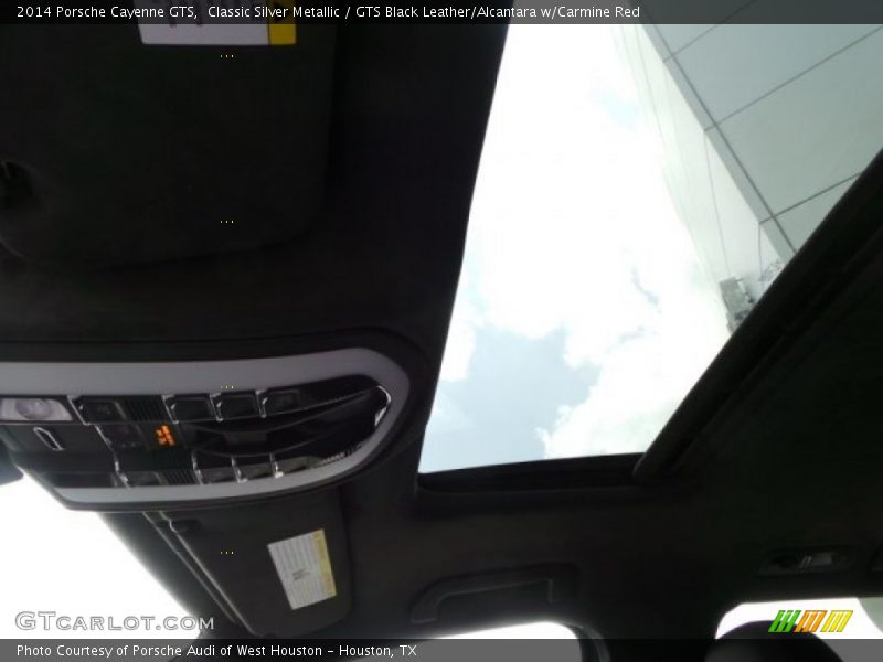 Classic Silver Metallic / GTS Black Leather/Alcantara w/Carmine Red 2014 Porsche Cayenne GTS
