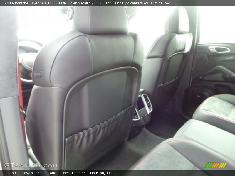 Classic Silver Metallic / GTS Black Leather/Alcantara w/Carmine Red 2014 Porsche Cayenne GTS