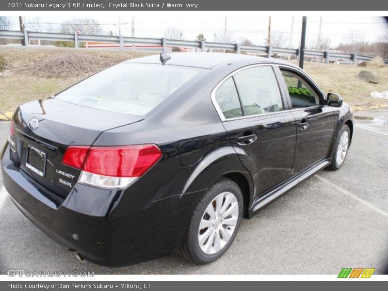 Crystal Black Silica / Warm Ivory 2011 Subaru Legacy 3.6R Limited