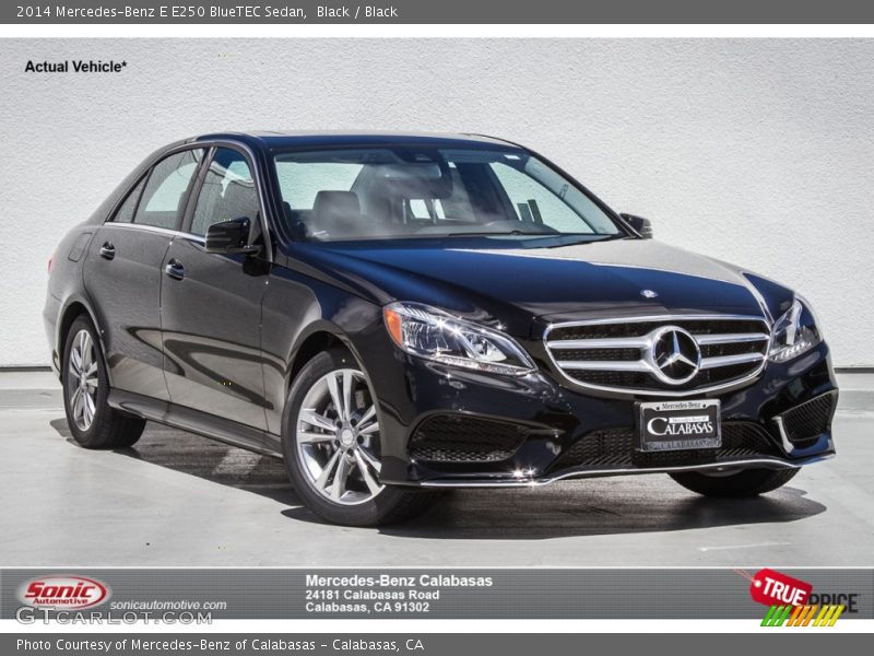 Black / Black 2014 Mercedes-Benz E E250 BlueTEC Sedan