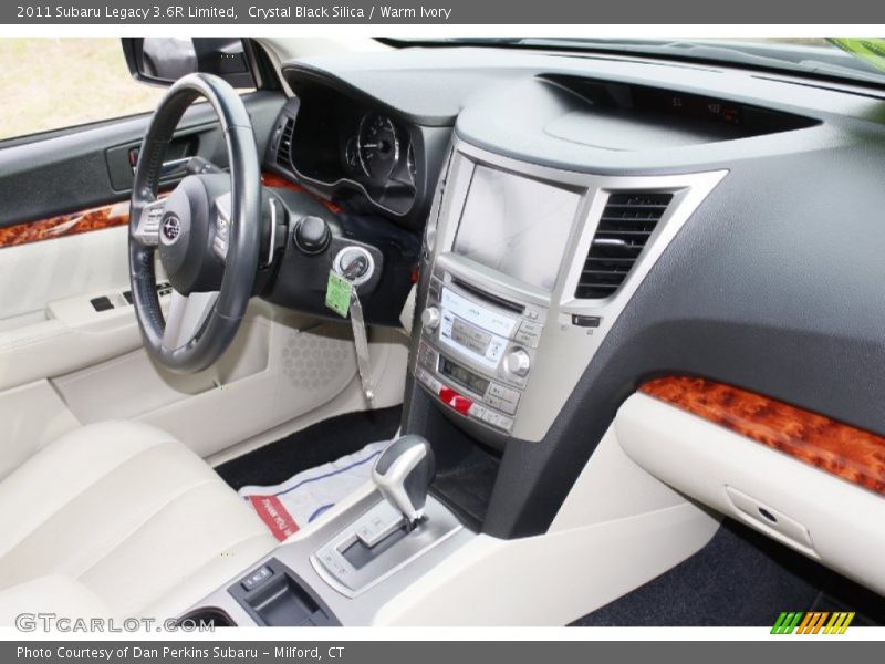 Crystal Black Silica / Warm Ivory 2011 Subaru Legacy 3.6R Limited