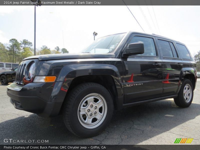 Maximum Steel Metallic / Dark Slate Gray 2014 Jeep Patriot Sport