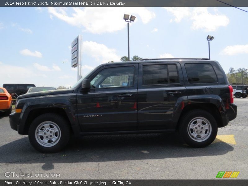 Maximum Steel Metallic / Dark Slate Gray 2014 Jeep Patriot Sport