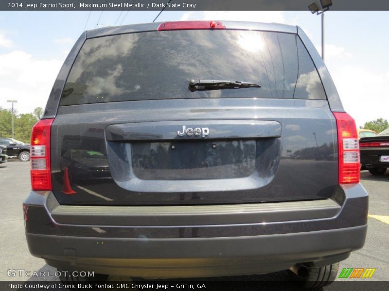 Maximum Steel Metallic / Dark Slate Gray 2014 Jeep Patriot Sport