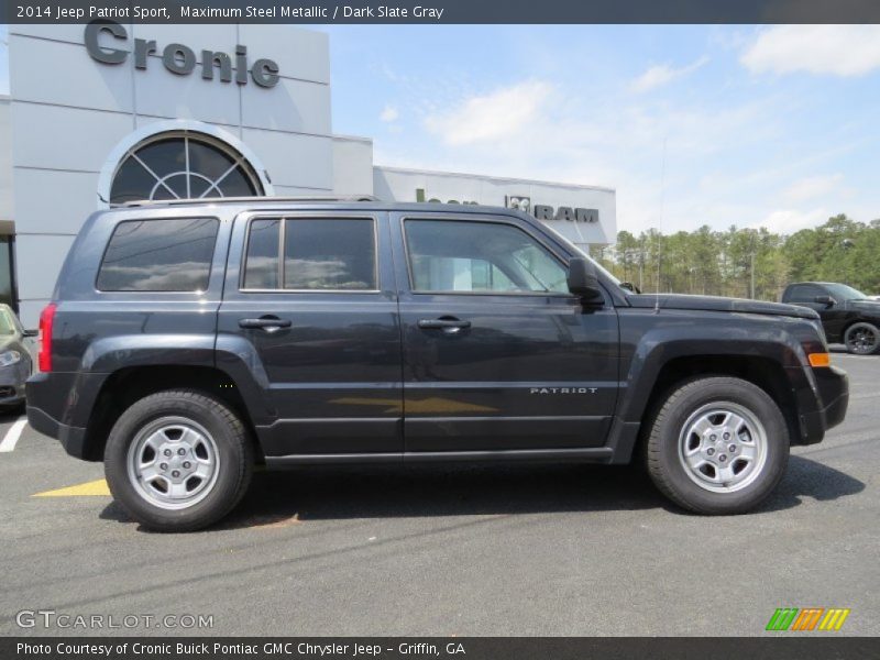 Maximum Steel Metallic / Dark Slate Gray 2014 Jeep Patriot Sport