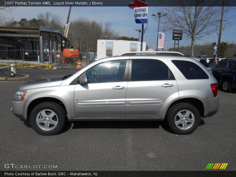 Liquid Silver Metallic / Ebony 2007 Pontiac Torrent AWD