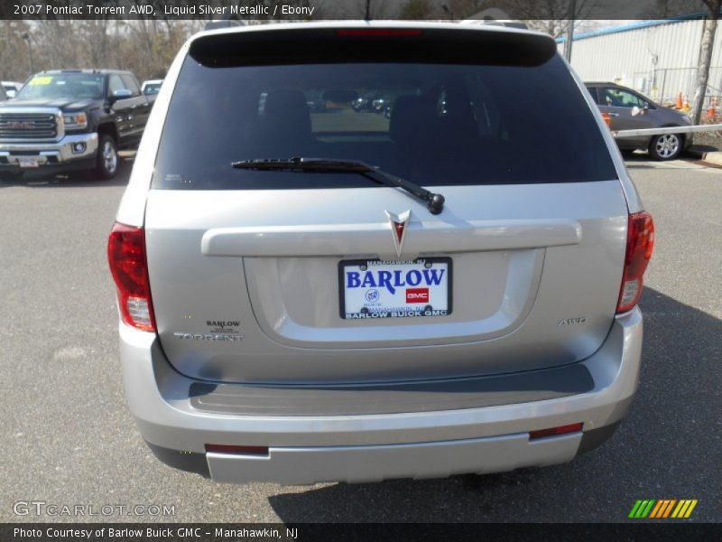 Liquid Silver Metallic / Ebony 2007 Pontiac Torrent AWD