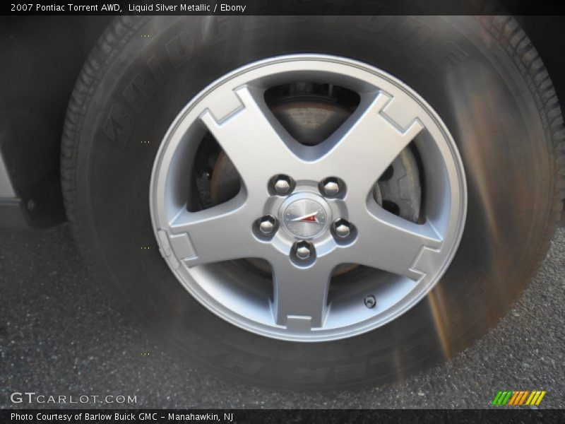 Liquid Silver Metallic / Ebony 2007 Pontiac Torrent AWD