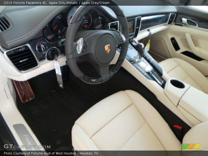  2014 Panamera 4S Agate Grey/Cream Interior
