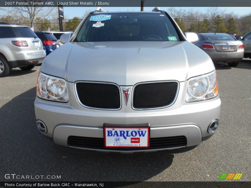 Liquid Silver Metallic / Ebony 2007 Pontiac Torrent AWD