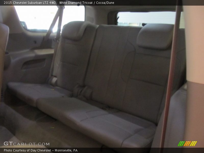 White Diamond Tricoat / Cocoa/Dune 2015 Chevrolet Suburban LTZ 4WD
