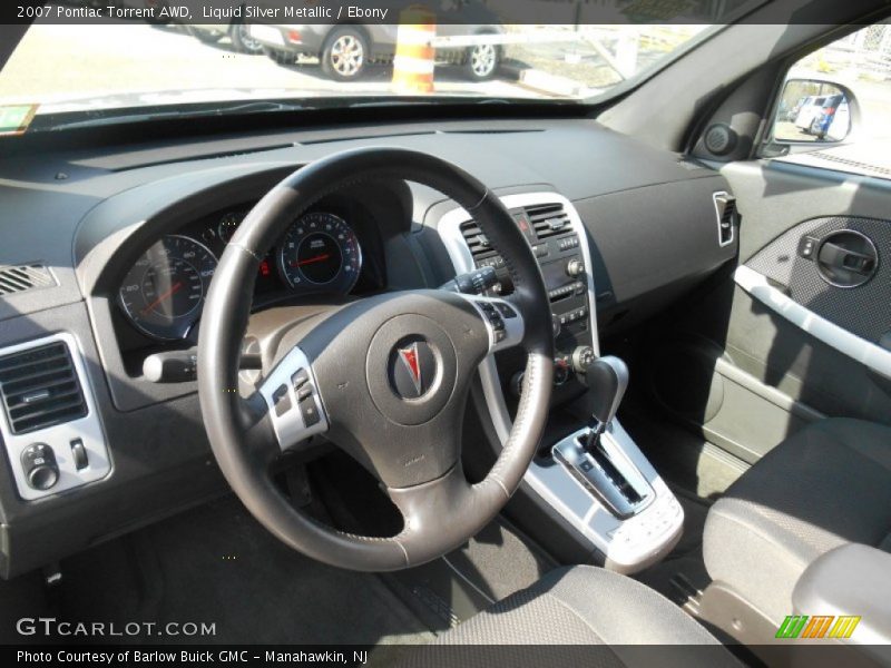 Liquid Silver Metallic / Ebony 2007 Pontiac Torrent AWD
