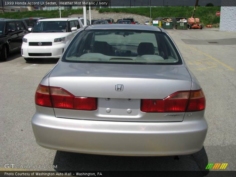 Heather Mist Metallic / Ivory 1999 Honda Accord LX Sedan