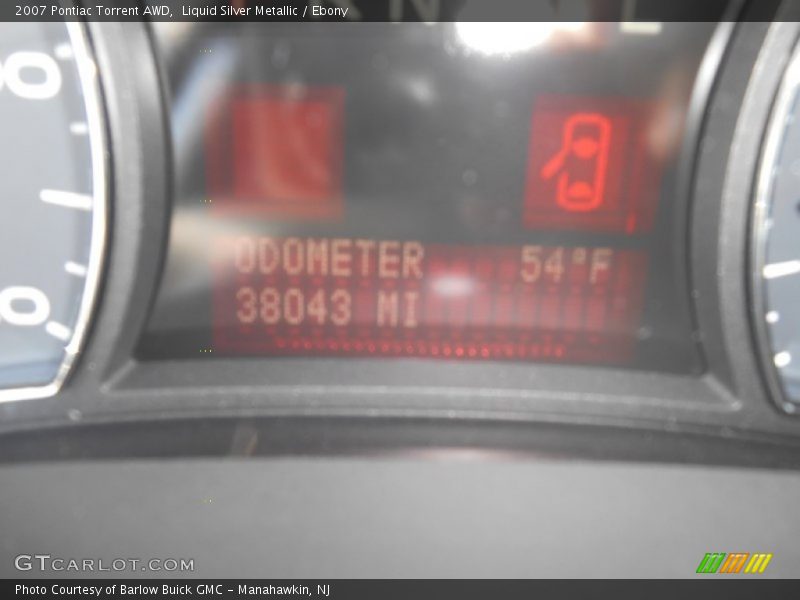 Liquid Silver Metallic / Ebony 2007 Pontiac Torrent AWD
