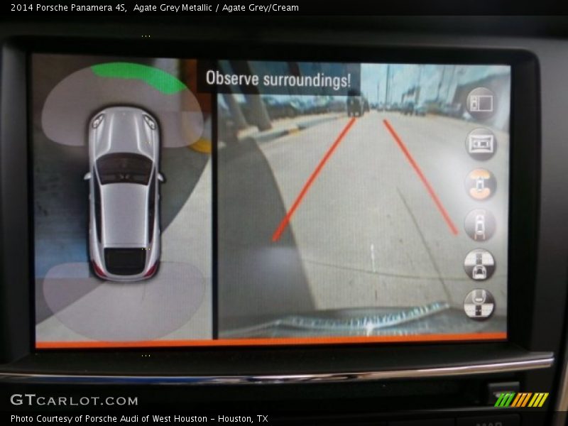 Agate Grey Metallic / Agate Grey/Cream 2014 Porsche Panamera 4S