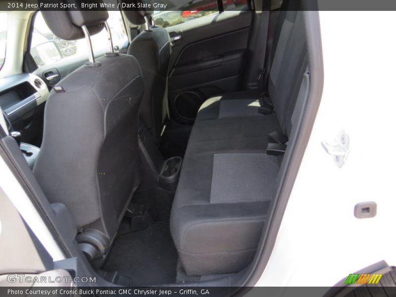 Bright White / Dark Slate Gray 2014 Jeep Patriot Sport