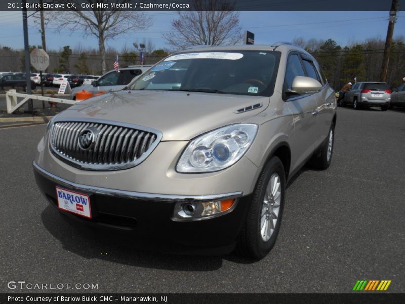 Gold Mist Metallic / Cashmere/Cocoa 2011 Buick Enclave CX