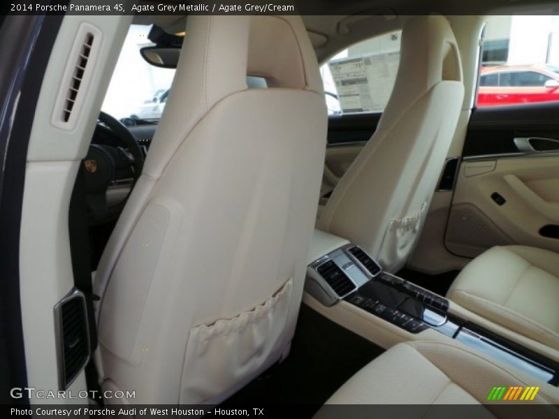 Agate Grey Metallic / Agate Grey/Cream 2014 Porsche Panamera 4S