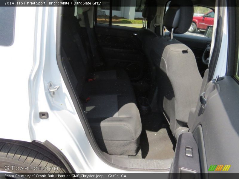 Bright White / Dark Slate Gray 2014 Jeep Patriot Sport