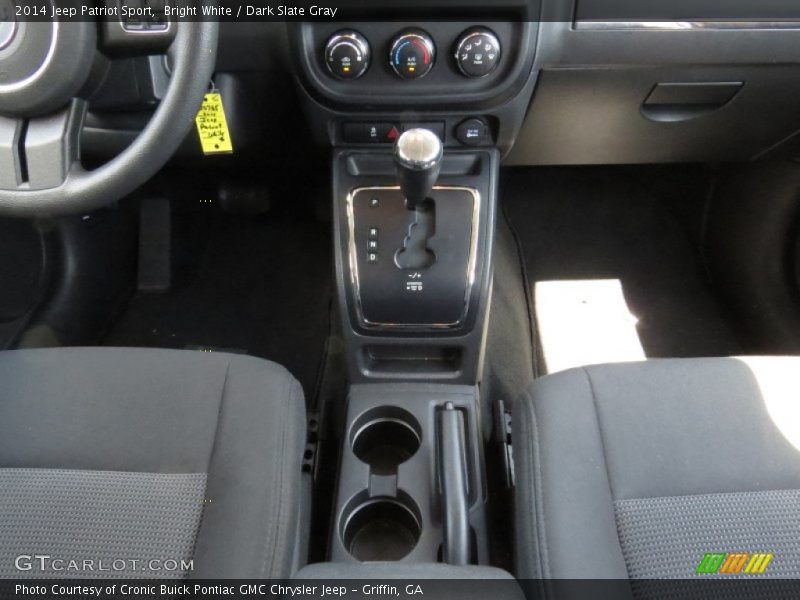 Bright White / Dark Slate Gray 2014 Jeep Patriot Sport