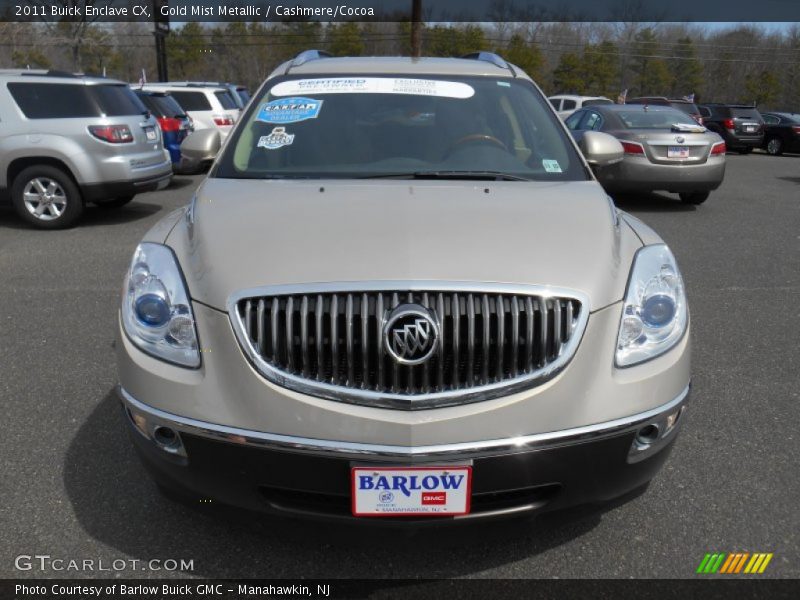 Gold Mist Metallic / Cashmere/Cocoa 2011 Buick Enclave CX