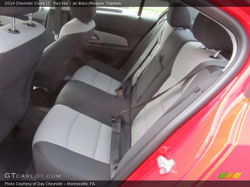 Red Hot / Jet Black/Medium Titanium 2014 Chevrolet Cruze LS