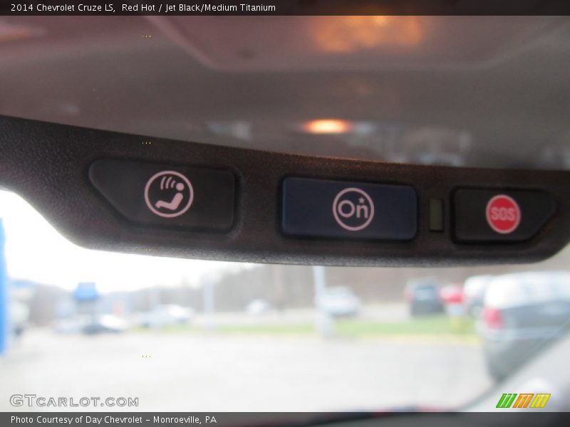 Red Hot / Jet Black/Medium Titanium 2014 Chevrolet Cruze LS