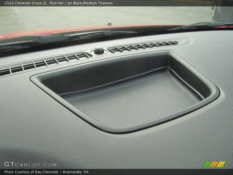 Red Hot / Jet Black/Medium Titanium 2014 Chevrolet Cruze LS