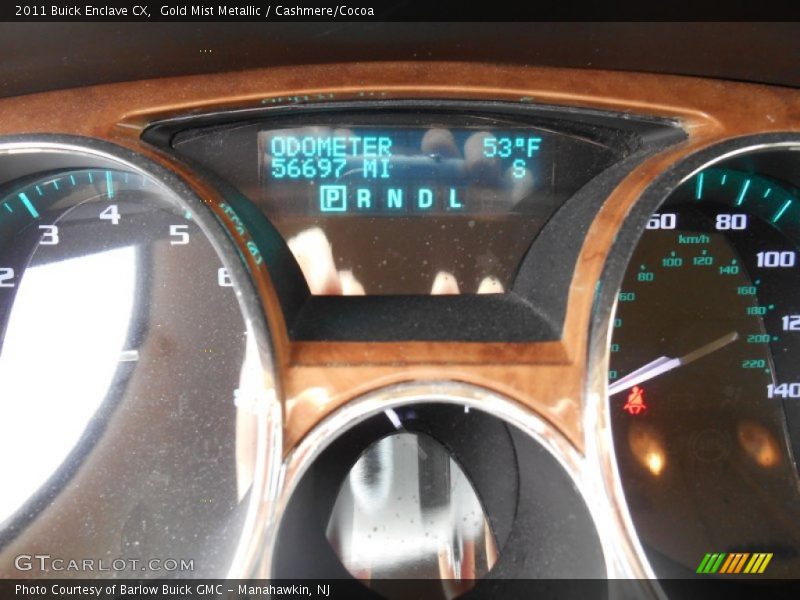 Gold Mist Metallic / Cashmere/Cocoa 2011 Buick Enclave CX
